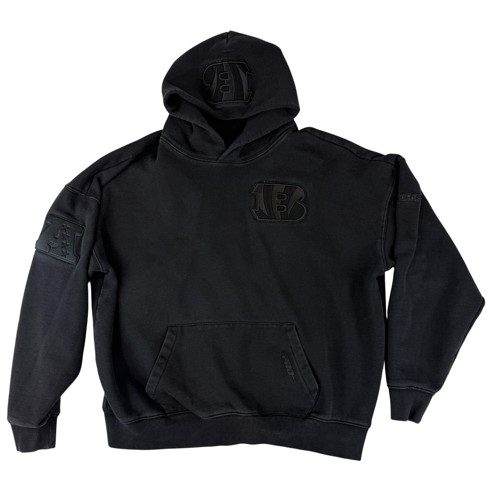 Pro Standard Cincinnati Bengals Hoodie Mens Size M Black NFL Luxury Pullover
